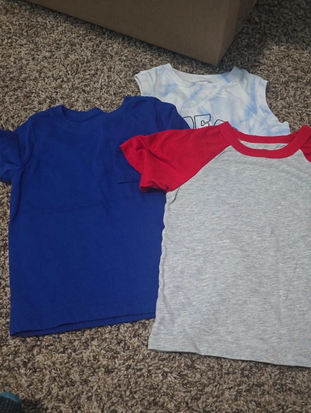 Garanimals Boys Short Sleeve Tee Pack - Blue, Red, Gray BUNDLE ALL ON HERE